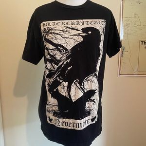 Blackcraft Cult Nevermore Tarot Card Raven T-Shirt